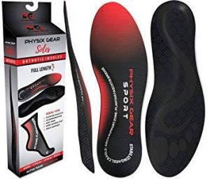 Physix Gear Sport Full Length Orthotic Inserts with Arch Support