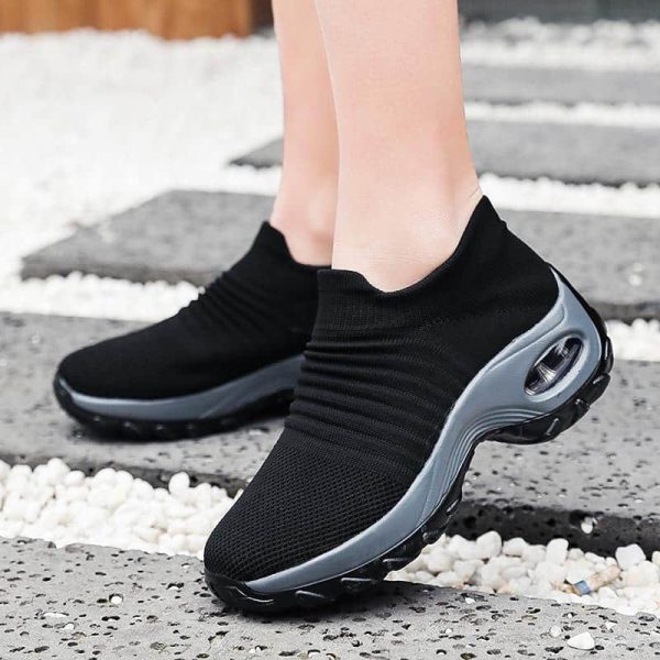 SlowMan Women Walking Shoes Sock | Slip-on Sneakers To Buy