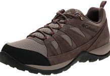 columbia mens redmond v2 hiking shoe pebbledark adobe 12