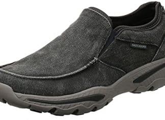 skechers mens relaxed fit creston moseco moccasin charcoal 95 m us