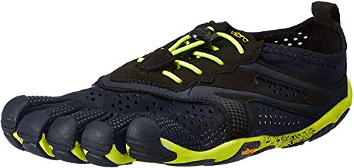 vibram mens v run running shoe blackyellow 43 eu 11 105 m us