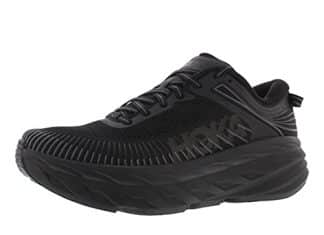 hoka one one bondi 7 mens shoes size 95 color blackblack