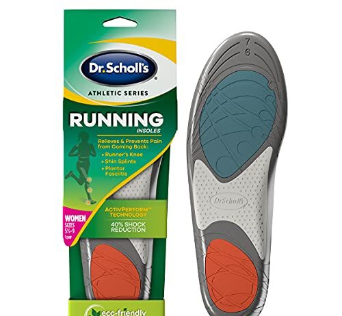 Dr. Scholl’s Running Insoles // Reduce Shock and Prevent Common Running Injuries: Runner's Knee, Plantar Fasciitis and Shin Splints (For Women's 5.5 9, also Available for Men's 7.5 10 & Men's 10.5 14)