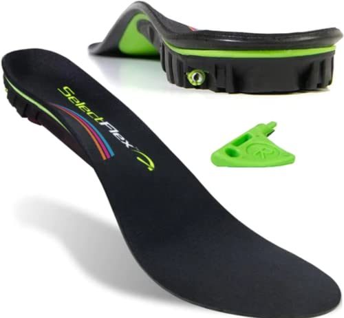 selectflex adjustable arch support orthotic insoles helps a person with