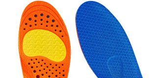 Insoles for Men and Women- Shock Absorption Cushioning Sports Comfort Inserts, Breathable Shoe Inner Soles for Running Walking,Hiking,Working