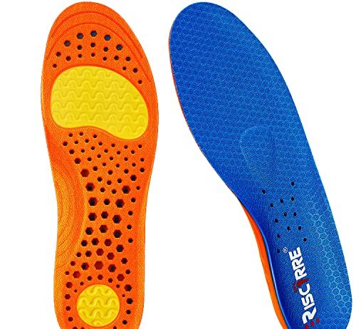 Insoles for Men and Women  Shock Absorption Cushioning Sports Comfort Inserts, Breathable Shoe Inner Soles for Running Walking,Hiking,Working