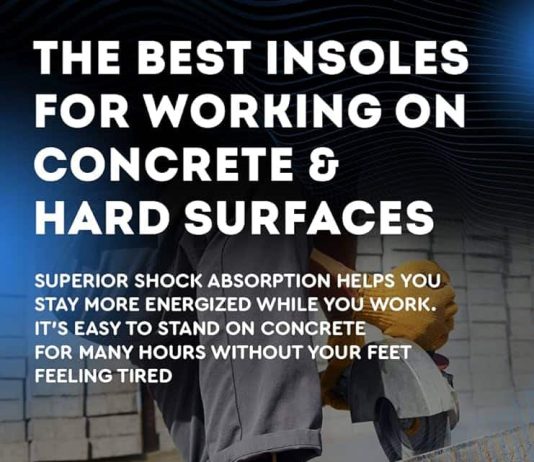 top insoles for comfortable concrete work 2
