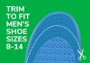 can insoles be trimmed to fit different shoe sizes