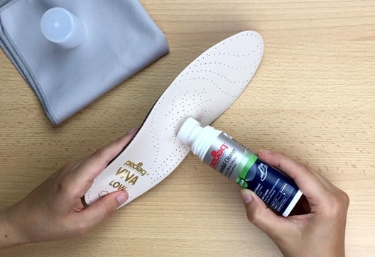 how do you clean and care for insoles