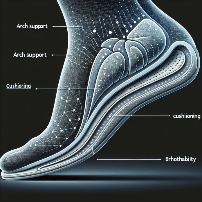 what features should you look for in insoles for standing all day