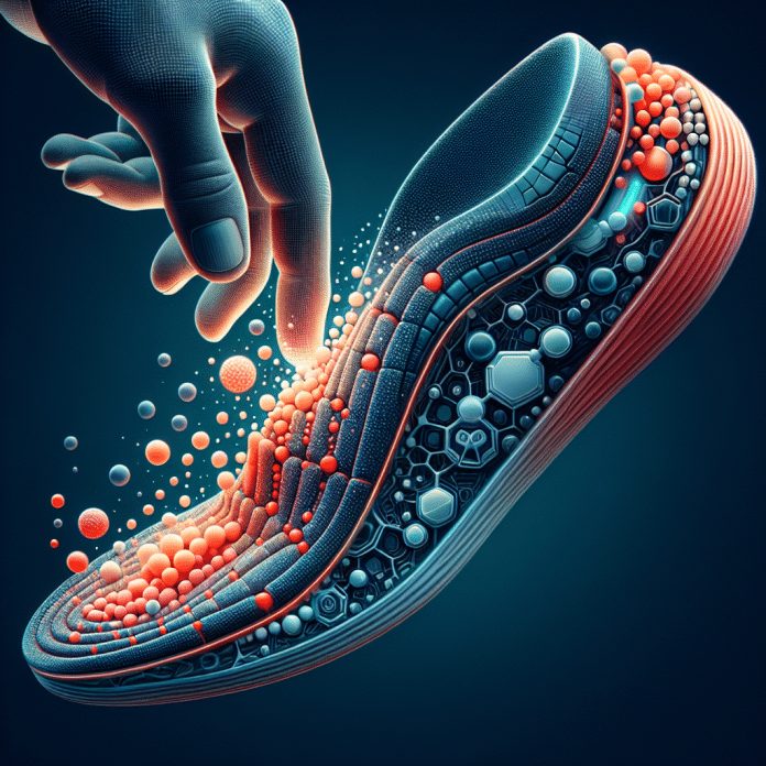 sorbothane insoles shock absorption in every step with viscoelastic polymer