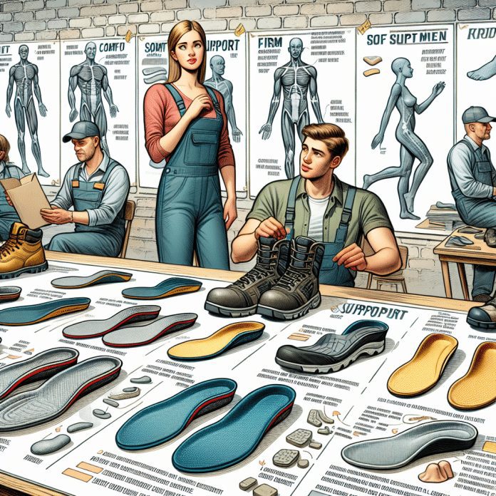 what types of insoles are best for work boots