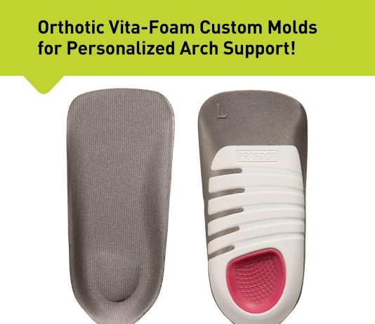 comparing 5 orthotic insoles for foot pain support