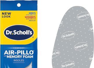 dr scholls air pillo insoles review