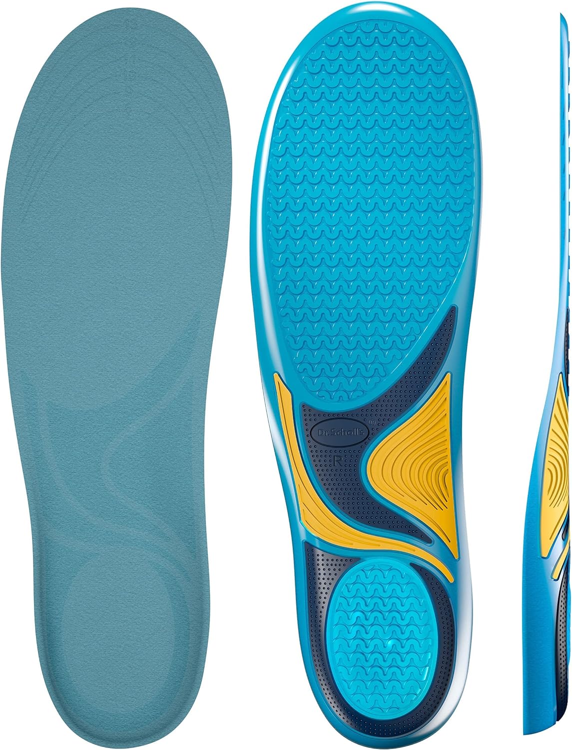 Dr. Scholls Energizing Comfort Everyday Insoles with Massaging Gel®, On Feet All-Day, Shock Absorbing, Arch Support,Trim Inserts to Fit Shoes, Mens Size 8-14, 1 Pair