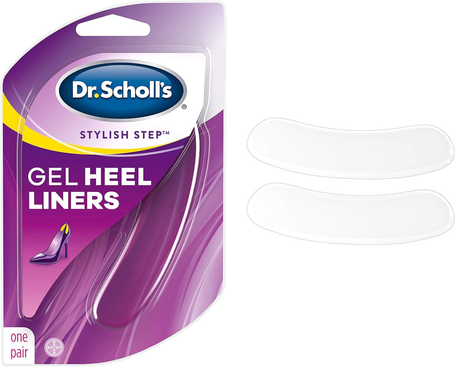Dr. Scholls Stylish Step Gel Heel Liners, 1 Pair - One Size fits All