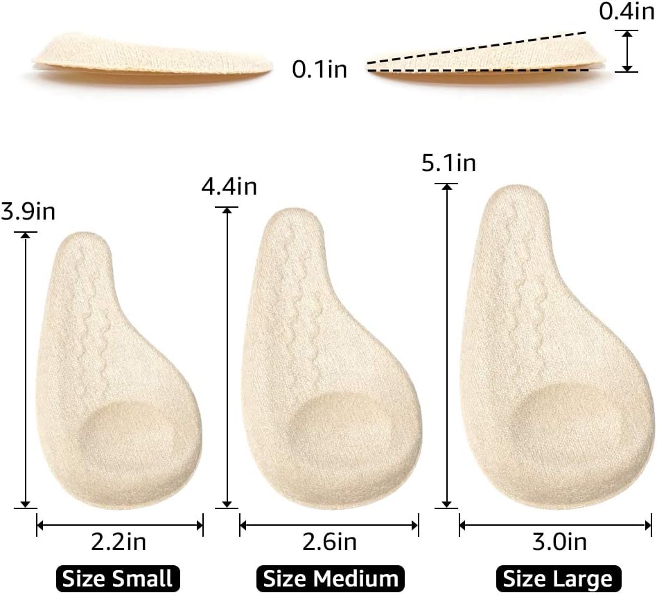 Dr. Shoesert Supination  Over-Pronation Inserts, Medial  Lateral Heel Insoles for Foot Alignment, Knee Pain, Bow Legs, Osteoarthritis - 2 Pairs (Medium - Womens 8-11.5|Mens 6-10.5)