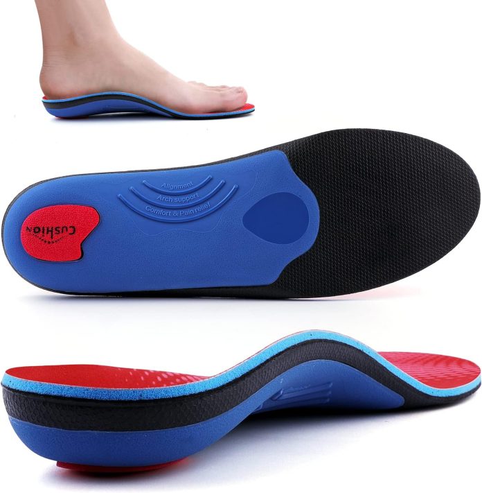 walkomfy heavy duty support pain relief orthotics 210 lbs plantar fasciitis high arch support insoles for men women flat walkomfy heavy duty support pain relief orthotics 210 lbs plantar fasciitis high arch support insoles for men women flat
