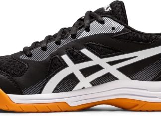 asics mens upcourt 5 volleyball shoes