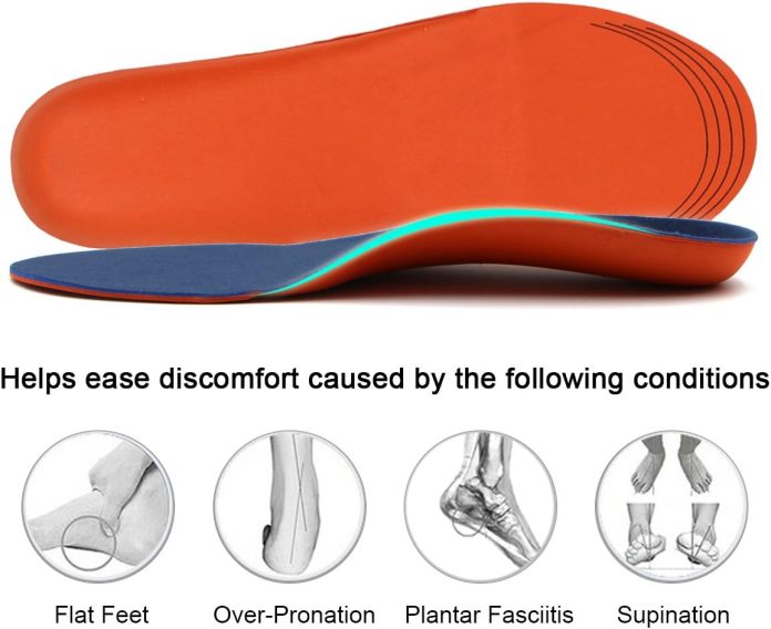 comparing 5 orthotic insoles for foot conditions
