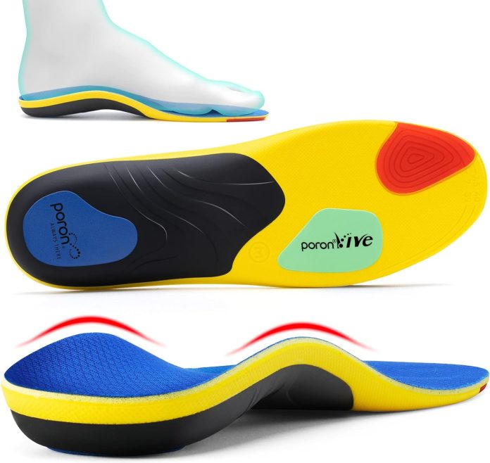 comparing 5 top rated insoles for foot pain relief arch support