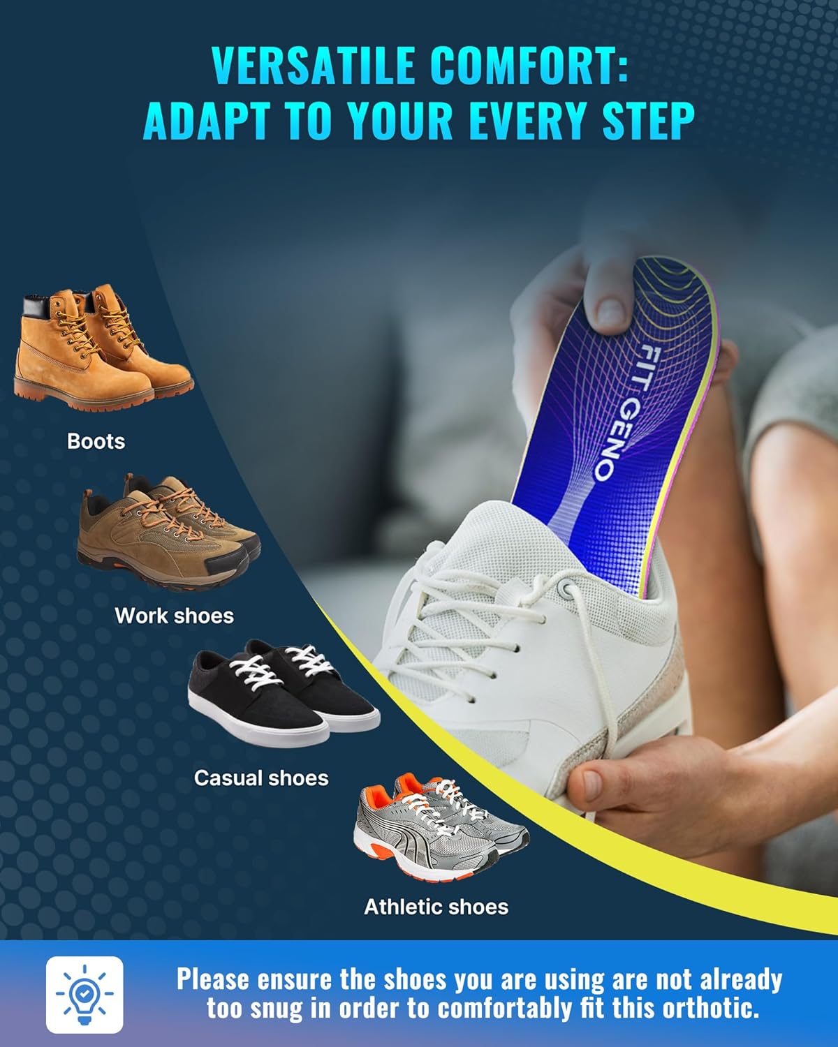 Plantar Fasciitis Arch Support Insoles: Heavy Duty Arch Support Inserts for Women  Men 220lbs+ - Heel Arch  Ball of Foot Pain Relif Shoe Orthotics for Flat Feet  High Arch Work Boots Sneakers