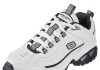 Skechers Sport Men's Energy Afterburn Lace-Up Sneaker,White/Navy,8.5 XW US