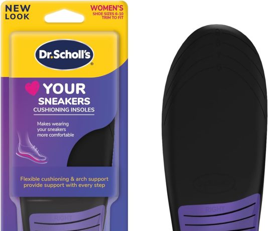 dr scholls love your sneakers full length insoles all day comfort for slip on high top sneaker prevent discomfort arch s