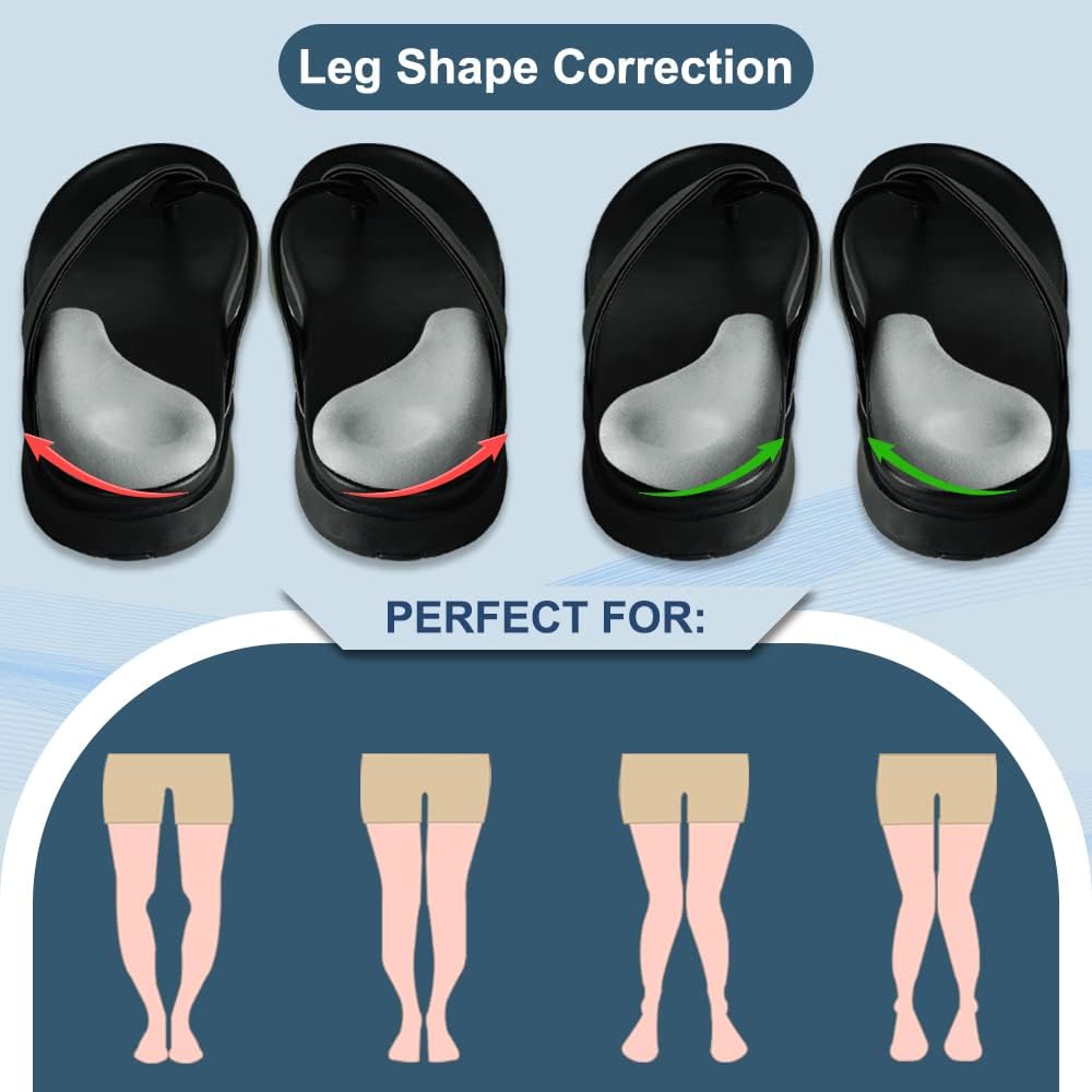 Supination Insoles  Overpronation Insoles, Re-Usable Adhesive Gel Medial  Lateral Corrective Shoe Inserts for Foot Alignment Knee Pain Bow Legs Osteoarthritis O/X Type Leg - 2 Pairs(Large)
