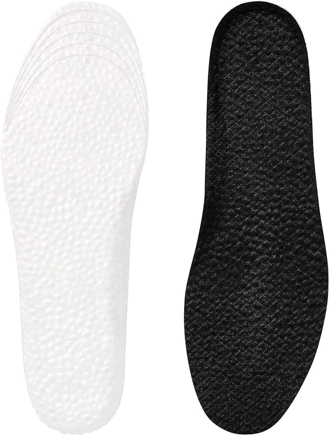 Comfort Starter Insoles // All Day Support, Relieve Foot Pain (Midnight Black, US 7-13)