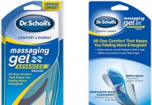 dr scholls massaging gel advanced insoles womens 6 10 2 pairs packaging may vary