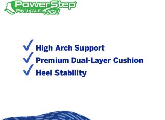 powerstep insoles pinnacle high arch pain relief insole supination high arch support orthotic for women and men