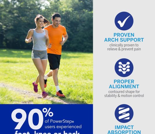 powerstep protech control full length orthotic insoles orthotics for overpronation flat feet and heel pain medical grade
