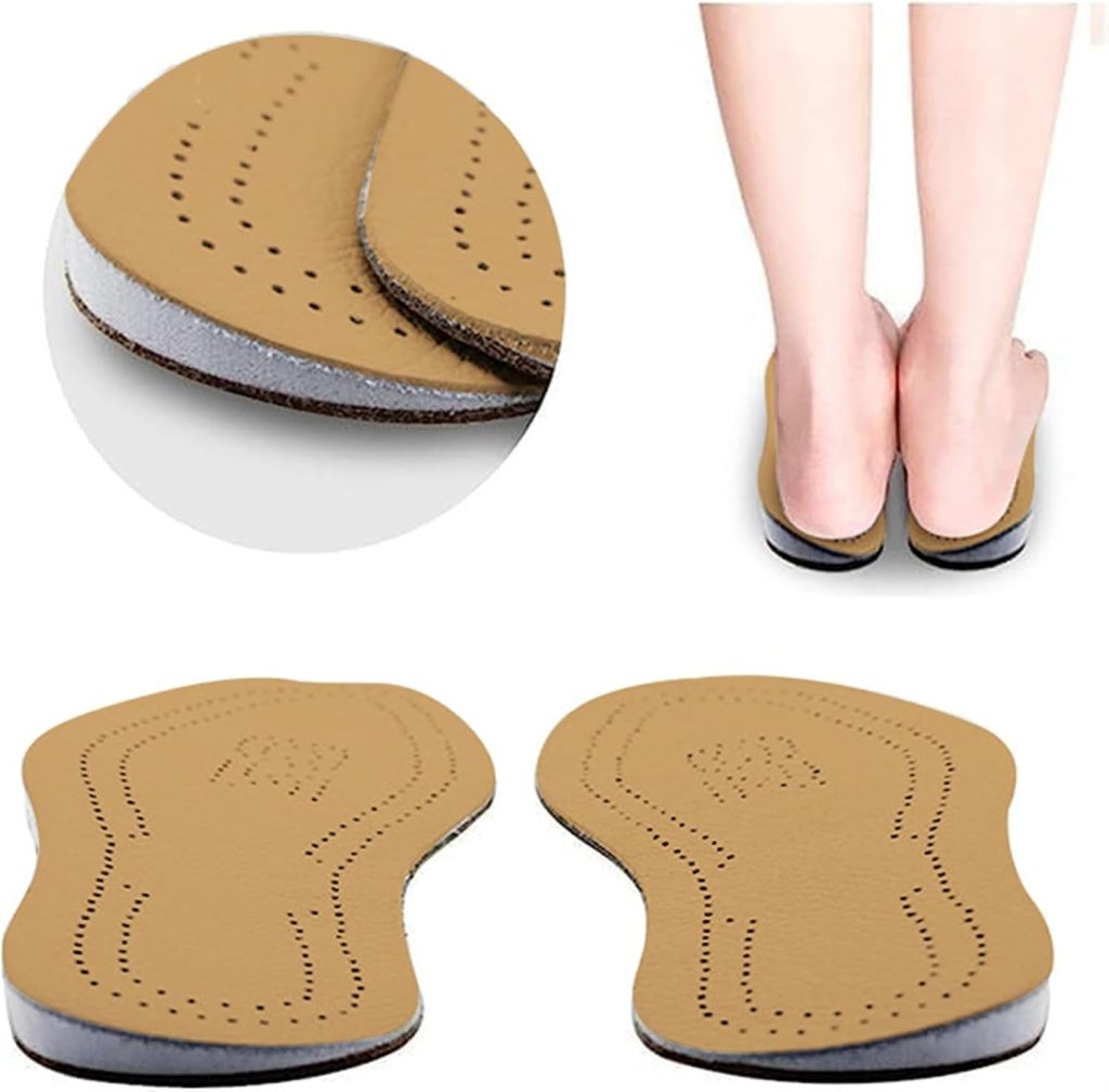 neppt orthopedic insoles heel inserts lift shoe wedge silicone knee pads women and men corrective pronation