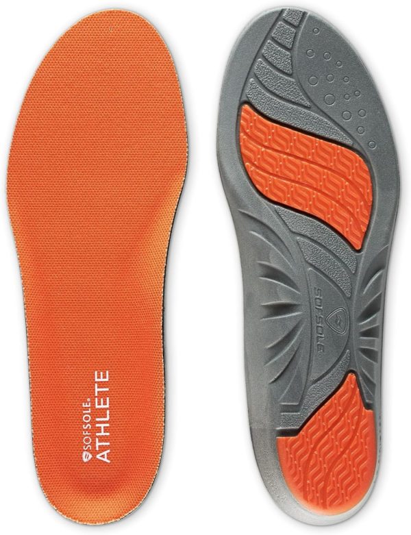 Sof Sole Men's ATHLETE Performance Full-Length Gel Shoe Insoles