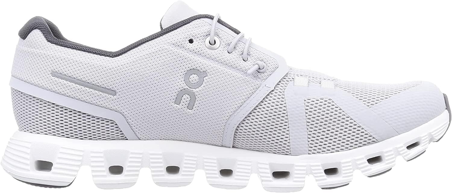 On Mens Cloud 5 Sneakers, Glacier/White, 9