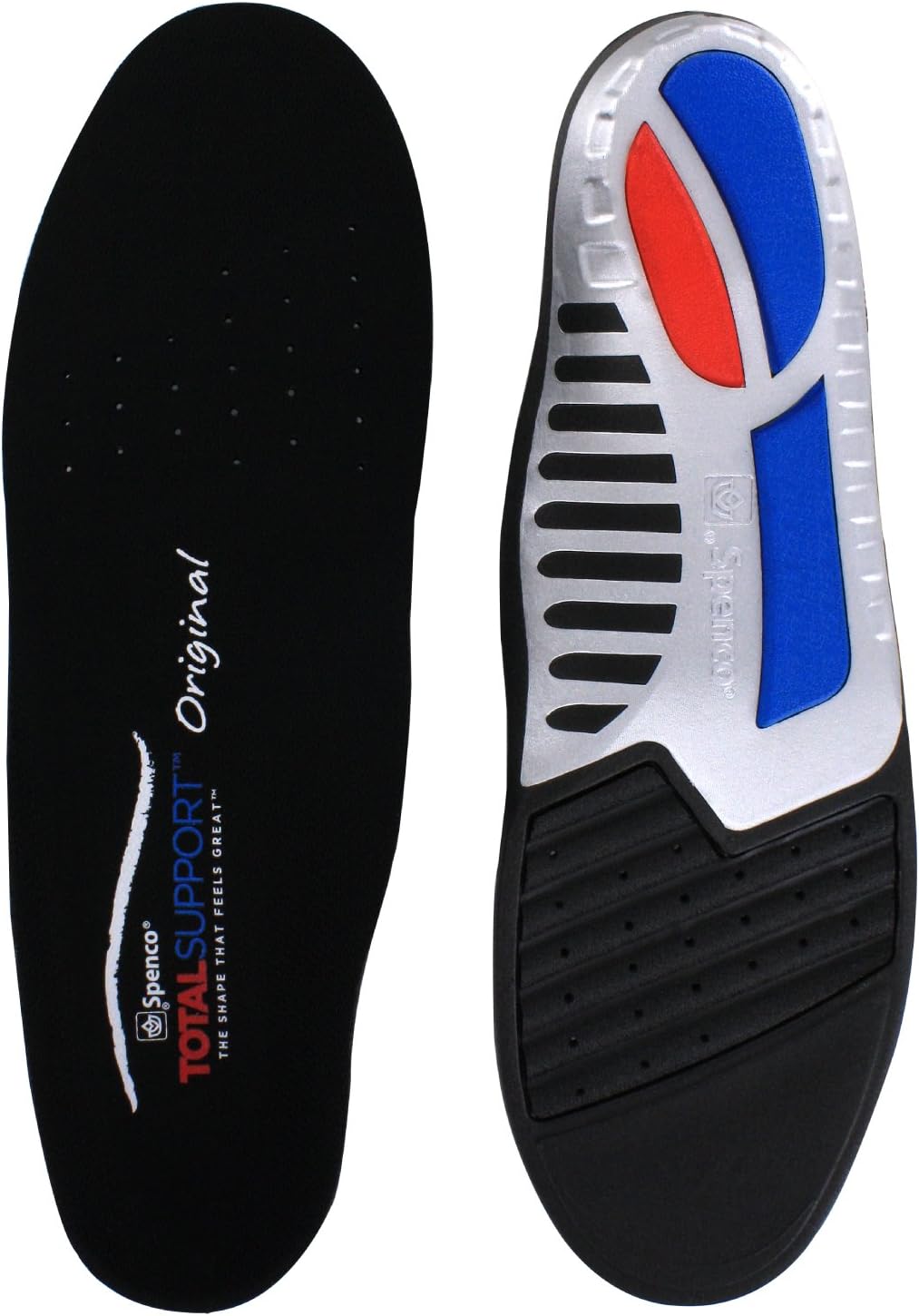 Spenco Total Support Original Insole, Womens 11-12.5/Mens 10-11.5, Insoles