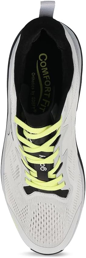 G-DEFY Lauff Men’s Supportive Running Shoe | VersoShock Technology for Pain Associated with Prolonged Standing or Walking | Arch Support | Diabetic Shoes | Wide Shoes | Free Custom Orthotic