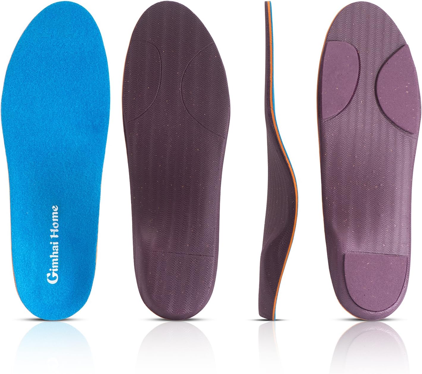 Orthotics Arch Support Shoes Insoles/Inserts for Pronation,Supination,Flat Feet,Plantar Fasciitis,Heel Pain,Foot Pain,Bunion for Men and Women (US Men(13-13.5)-12.20-310MM)