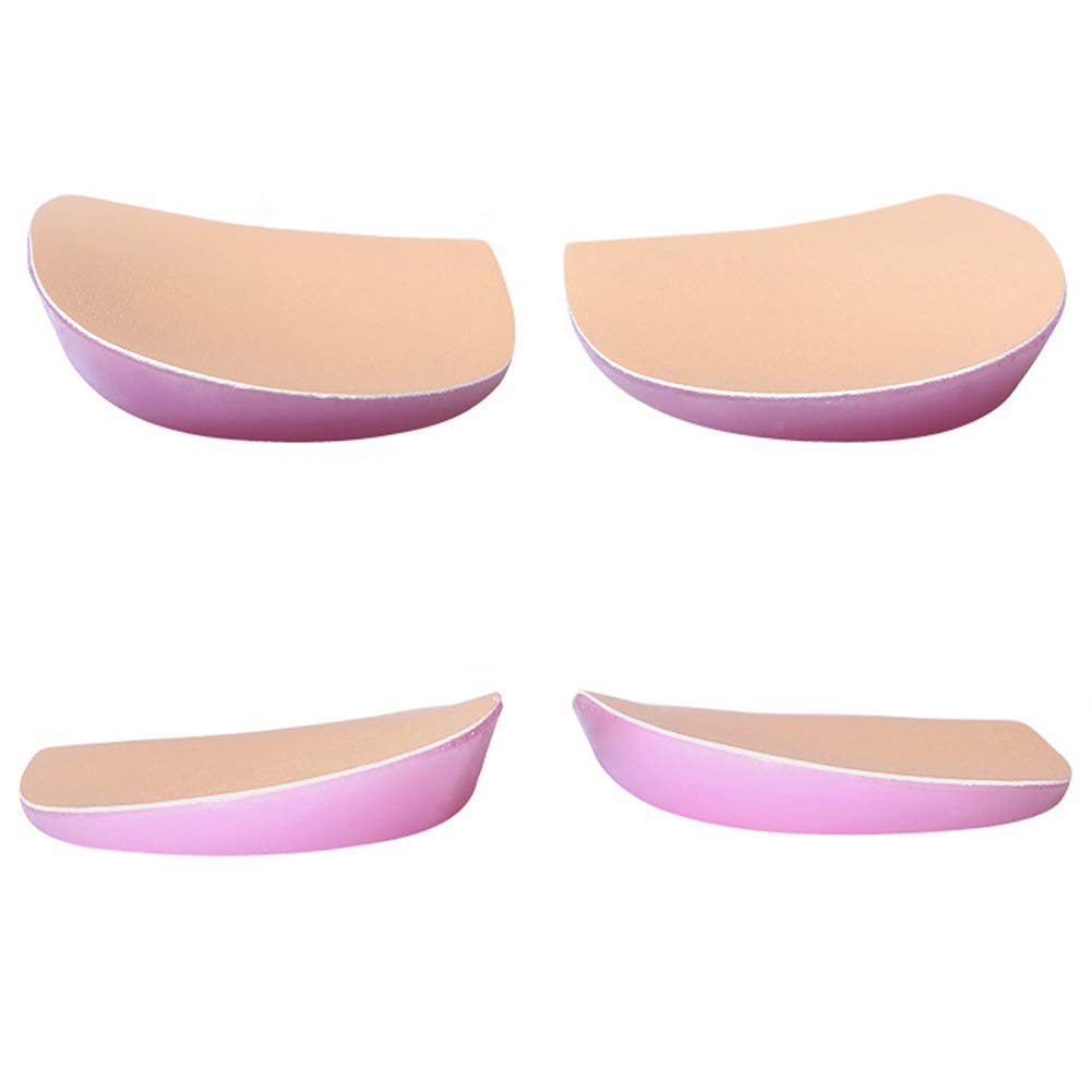 1 Pair Medial  Lateral Heel Wedge Silicone Insoles, Supination  Pronation Corrective Heel Insoles, Gel Adhesive Shoe Inserts for Foot Alignment, Knock Knee Pain, Bow Legs, O/X Type Leg