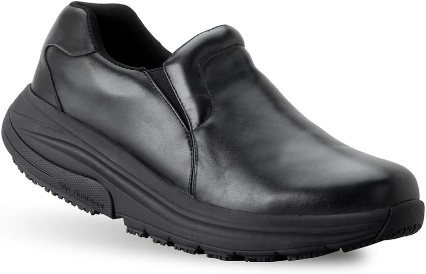 G-DEFY Compass 2.0 Men’s Slip Resistant Clog | Heel Support | VersoShock Technology for Pain Associated with Prolonged Standing or Walking | Arch Support | Wide Shoe | Free Orthotic