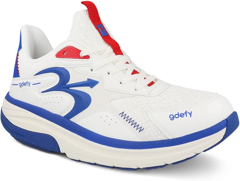 G-DEFY Energiya Men’s Cross Trainer Shoe | Heel Support | VersoShock Technology for Pain Associated with Prolonged Standing or Walking | Arch Support | Diabetic Shoes | Wide Shoes | Free Orthotic