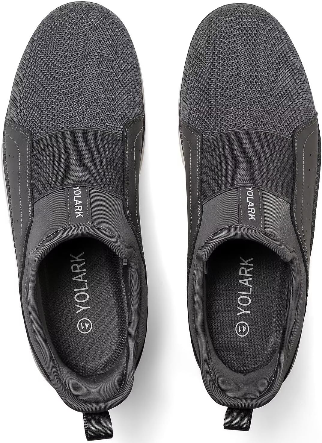 Men Casual Dress Shoes Hands Free Slip On Laceless Fashion Sneakers Lightweight Breathable Walking Shoes Gym Tennis Athletic