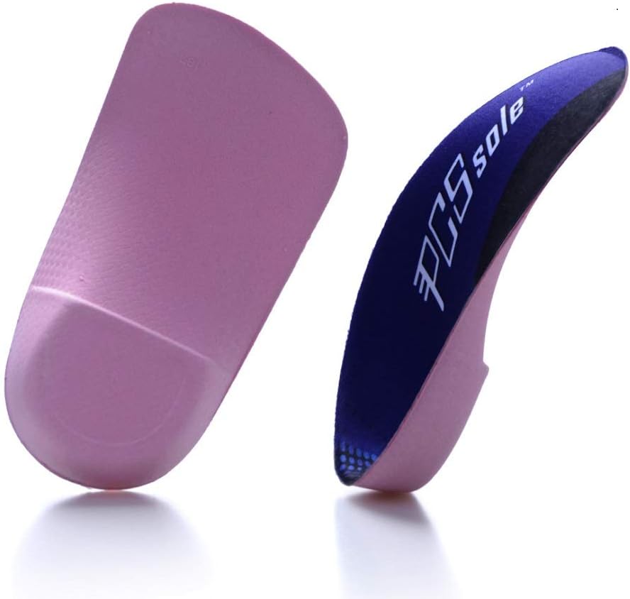 PCSsole 3/4 Orthotics Shoe Insoles High Arch Supports Shoe Insertsfor Plantar Fasciitis, Flat Feet, Over-Pronation, Relief Heel Spur Pain (Men11.5-13.5/Women12.5-14.5)