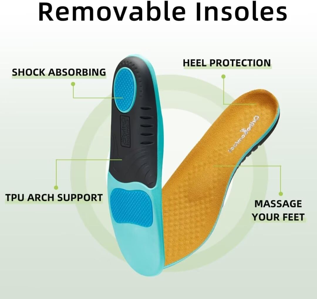 OrthoComfoot Mens Orthopedic Comfortable Slip-On Shoes with Arch Support, Orthotic Loafers for Plantar Fasciitis, Canvas Leisure Vintage Flat Walking Shoes for Foot and Heel Pain Relief