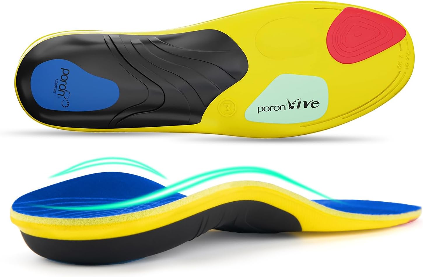 Plantar Fasciitis Insoles, Arch Support Insoles for Men Women, Running Athletic Gel Shoe Inserts Flat Feet Orthotic Insert for Foot Pain Relief, Men 8.5-10 / Women 10.5-12 Plantar Fasciitis Insoles, Arch Support Insoles for Men Women, Running Athletic Gel Shoe Inserts Flat Feet Orthotic Insert for Foot Pain Relief, Men 8.5-10 / Women 10.5-12
