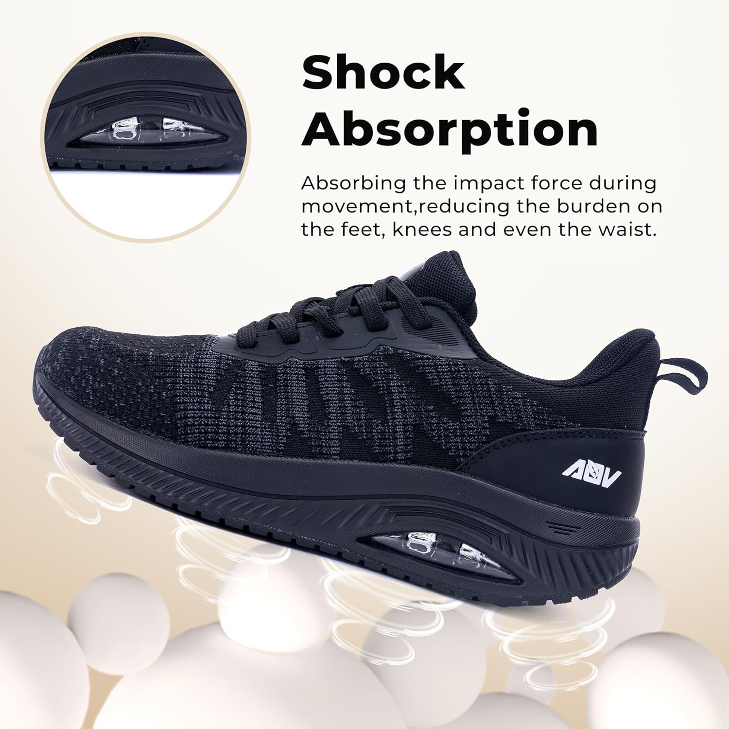 QAUPPE Womens Walking Shoes with Arch Support Athletic Orthotic Sneakers for Women Foot Pain Relief