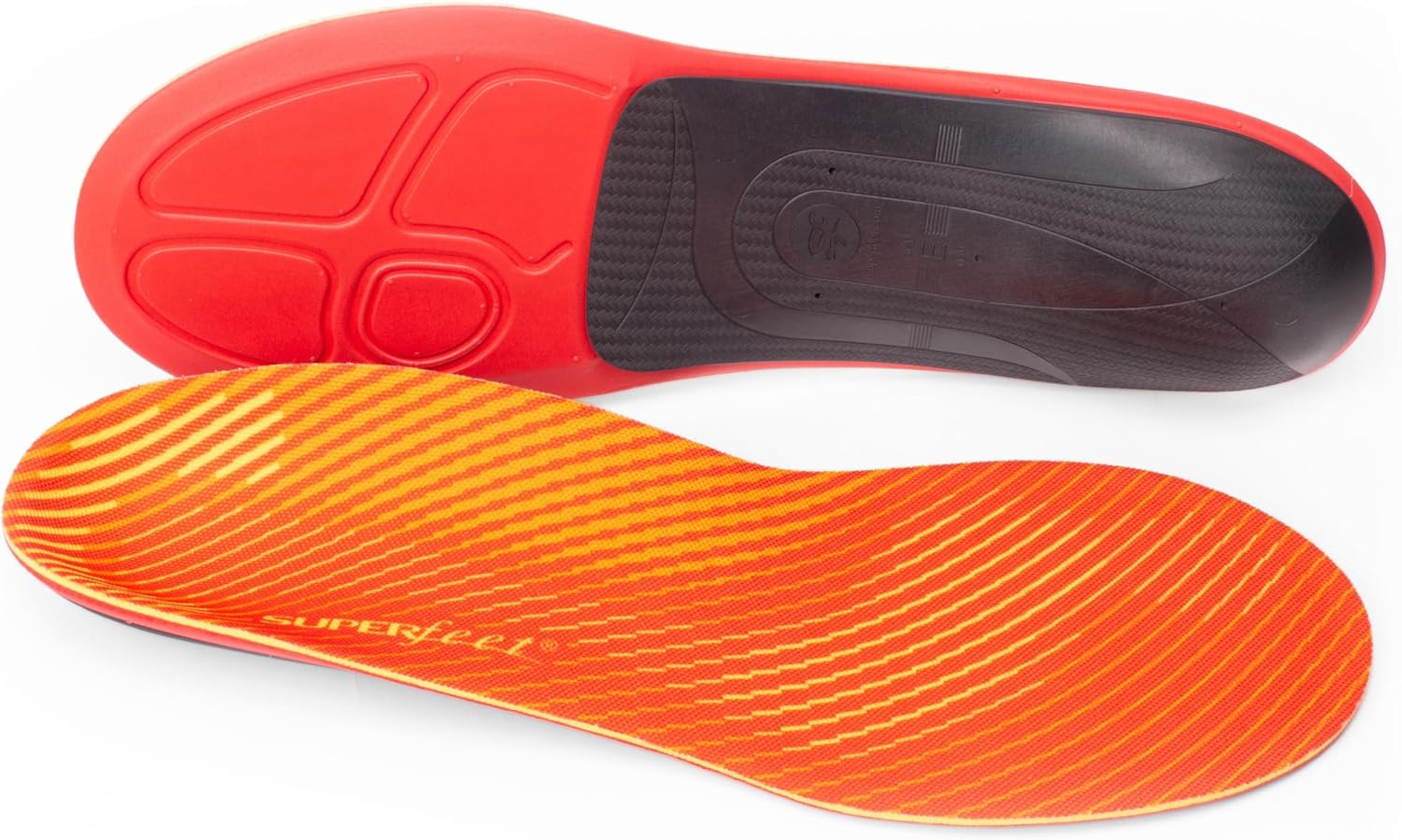 Superfeet Run Pain Relief Insoles - Trim-To-Fit Foam  Carbon Fiber Shoe Inserts - High Arch Support for Plantar Fasciitis - Professional Grade Superfeet Run Pain Relief Insoles - Trim-To-Fit Foam  Carbon Fiber Shoe Inserts - High Arch Support for Plantar Fasciitis - Professional Grade