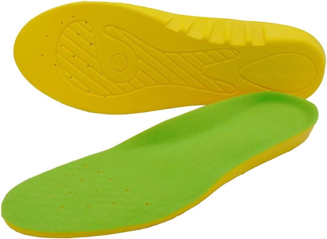 1 Pair Wide Fit Insoles Plantar Fasciitis Orthotics PU Memory Foam Comfort Shoe Inserts for Men and Women, Cushioned Arch Support, Shock Absorption and Foot Pain Relief (US Men Size 13-15)