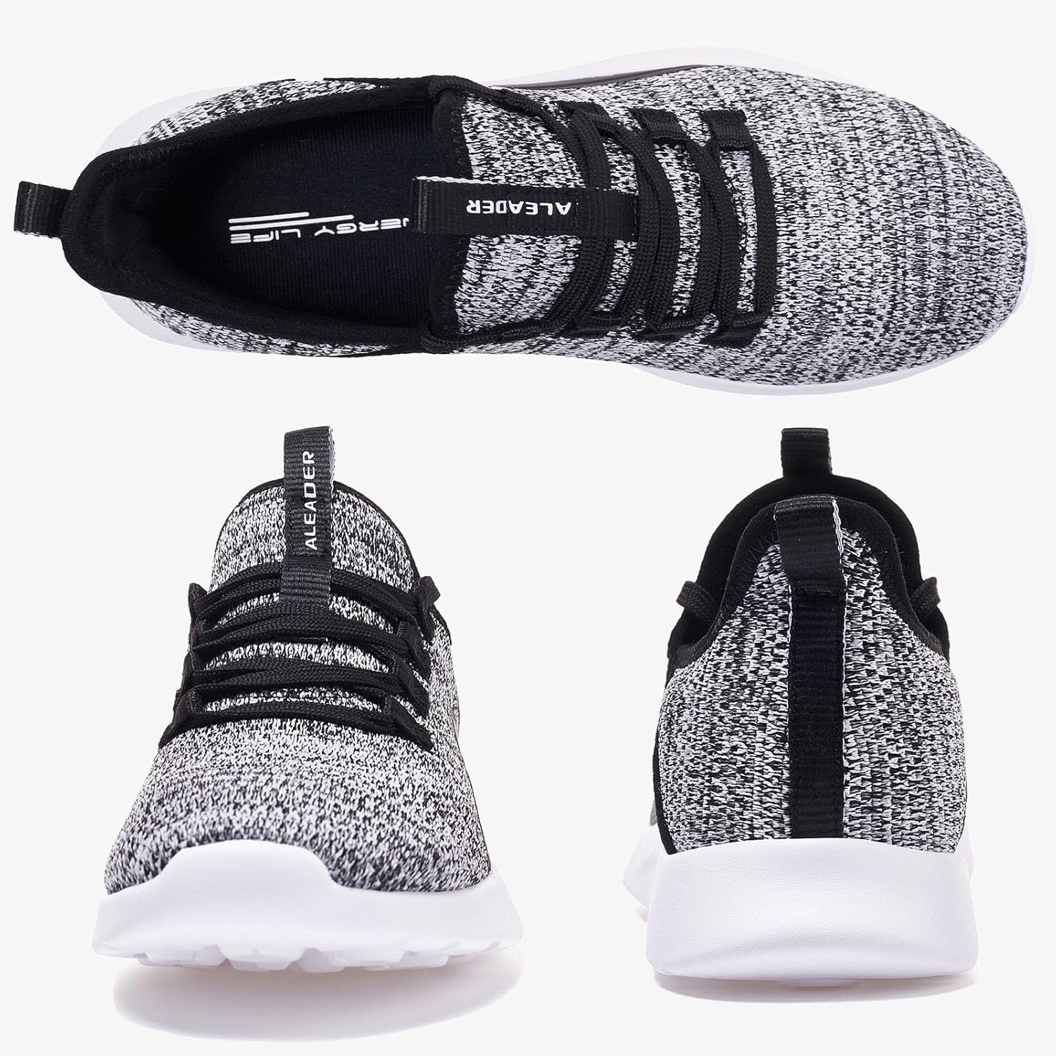 ALEADER Womens Energycloud Lightweight Slip On Walking Running Shoes ALEADER Womens Energycloud Lightweight Slip On Walking Running Shoes